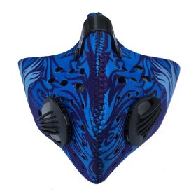   Kinectforce kerékpáros maszk - aktívszén szűrővel (kék)